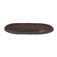 Plateau de service ovale BLACKWOOD en bois de rose - M