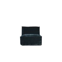 Canapé modulaire Velours LETI - 1 place sans accoudoir