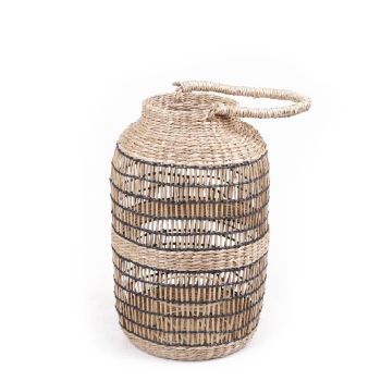 Lot de 2 lanternes en algues tressées à la main - ALGUES