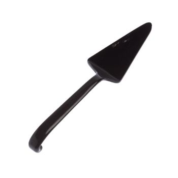 Lot de 2 pelles à tarte en corne naturelle noire - 30cm