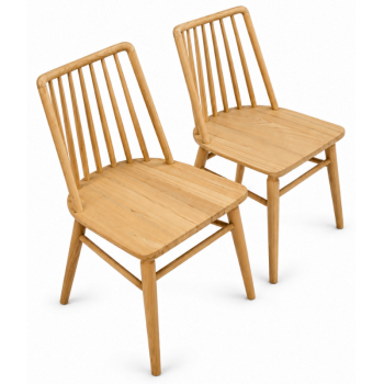 Chaise en Mindi Vernis Naturel Country