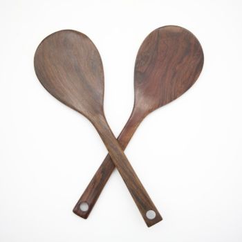Lot de 2 spatules en bois de rose - 22.5cm