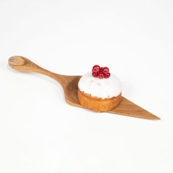 Pelle à tarte en teck naturel - Set de 2