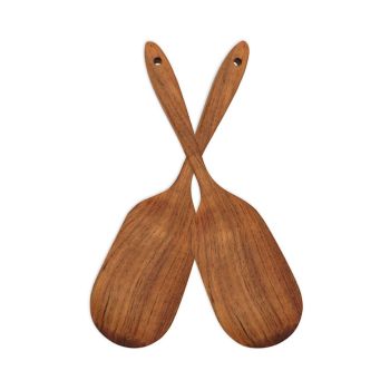 Spatule FABRICE en teck naturel - Set de 2