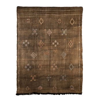 Tapis berbère Sabra en soie de cactus - modèle A17