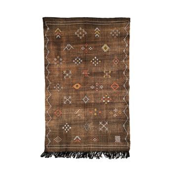 Tapis berbère Sabra en soie de cactus - modèle A23