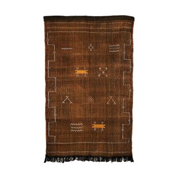 Tapis berbère Sabra en soie de cactus - modèle A25