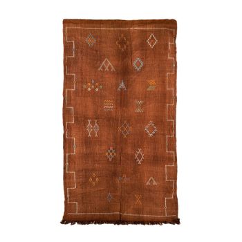 Tapis berbère Sabra en soie de cactus - modèle A26