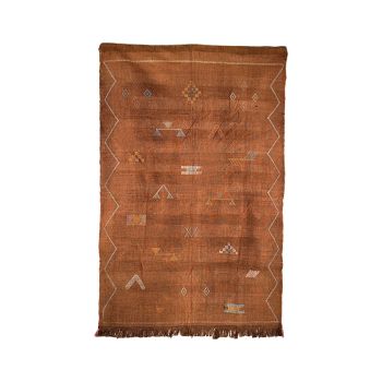 Tapis berbère Sabra en soie de cactus - modèle A30