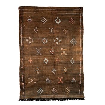 Tapis berbère Sabra en soie de cactus - modèle A4