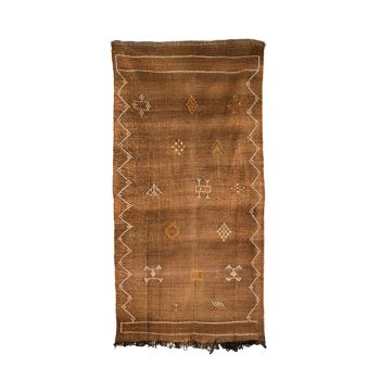 Tapis berbère Sabra en soie de cactus - modèle A5