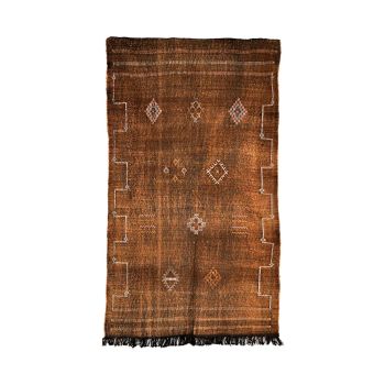 Tapis berbère Sabra en soie de cactus - modèle A7