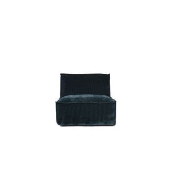 Canapé modulaire Velours LETI - 1 place sans accoudoir