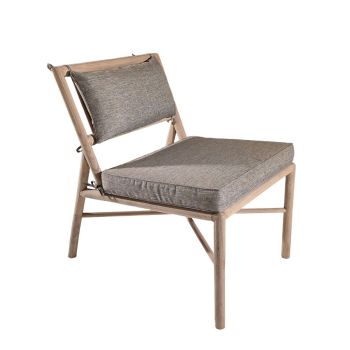 Fauteuil MIAMI en mindi vernis naturel