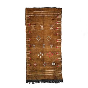 Tapis berbère Sabra en soie de cactus - modèle A1