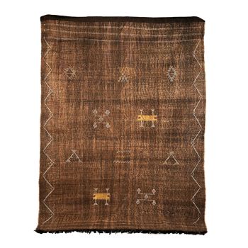 Tapis berbère Sabra en soie de cactus - modèle A15