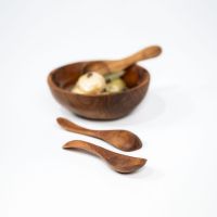 Cuillère en teck naturel BABY SPOON 10cm - Set de 6