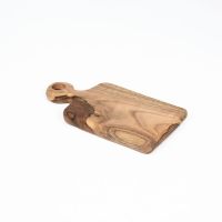 Planche à découper en teck naturel - CITRON