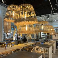 Suspension en bambou tressé - BAMBOU Medium