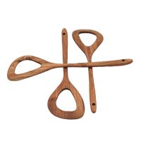 Cuillère à risotto en teck naturel