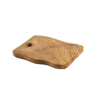 Planche à découper en teck naturel WAVE - 20x16cm